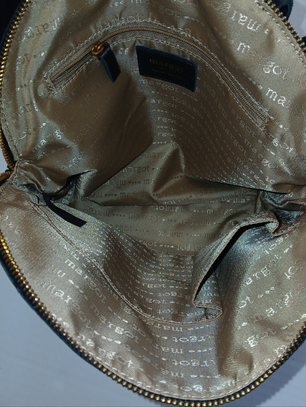margot Genuine Leather Camille Backpack, Black, Small - Picture 6 of 13